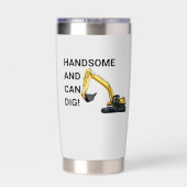 Gourde Isotherme Beau et peut creuser la construction de l'excavatr (Couvercle)