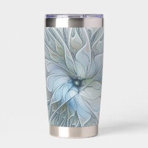 Gourde Isotherme Beauté Élégante Fleur d'Art Abstrait Moderne Fract