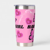 Gourde Isotherme Bébé Fille (Gauche)