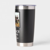 Gourde Isotherme Best Coach Team Name Photo Thank you (Gauche)