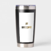 Gourde Isotherme Black thermal tumbler  (Extérieur)