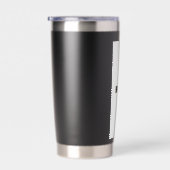 Gourde Isotherme Black thermal tumbler  (Gauche)