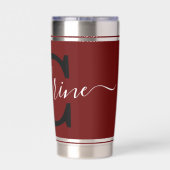 Gourde Isotherme Bloc de couleurs personnalisé (Couvercle)