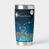 Gourde Isotherme Boganhues Premium Impression de Noël (Couvercle)