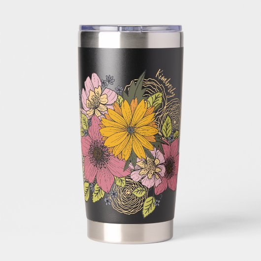 Gourde Isotherme Bouquet floral Tall Tumbler (Couvercle)