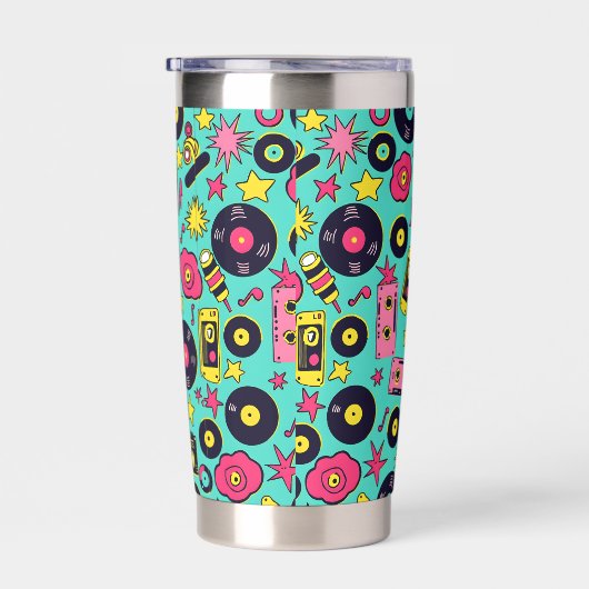 Gourde Isotherme Bouteille d'eau à thème Pop Paruline isolée (Gauche)