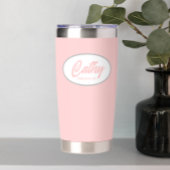 Gourde Isotherme Bridesmaid Mariage rose pâle