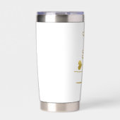 Gourde Isotherme Bridesmaid | Nom du script Gold (Extérieur)