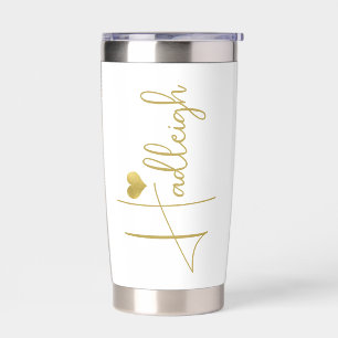 Gourde Isotherme Bridesmaid   Nom du script Gold