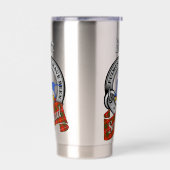 Gourde Isotherme Bruce Clan Badge & Tartan (Gauche)