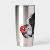 Gourde Isotherme Bulldog Scarlet Tongue Charm (Extérieur)