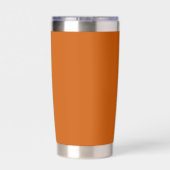 Gourde Isotherme Burning Orange Styliszed Mariage Best Man (Couvercle)