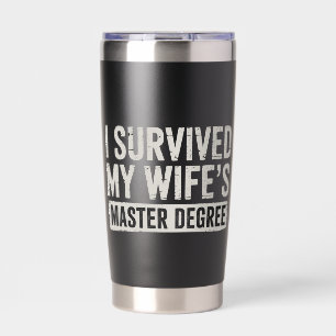 Gourde Isotherme Cadeau de fin d'études de maîtrise de ma femme que