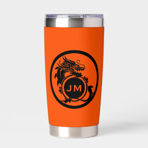 Gourde Isotherme Cadeau initial de golfeur de nouveauté de dragon