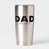 Gourde Isotherme Cadeau Papa Nouveau Papa Établit (Extérieur)