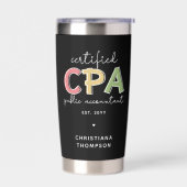 Gourde Isotherme Cadeaux comptables publics certifiés CPA personnal (Gauche)