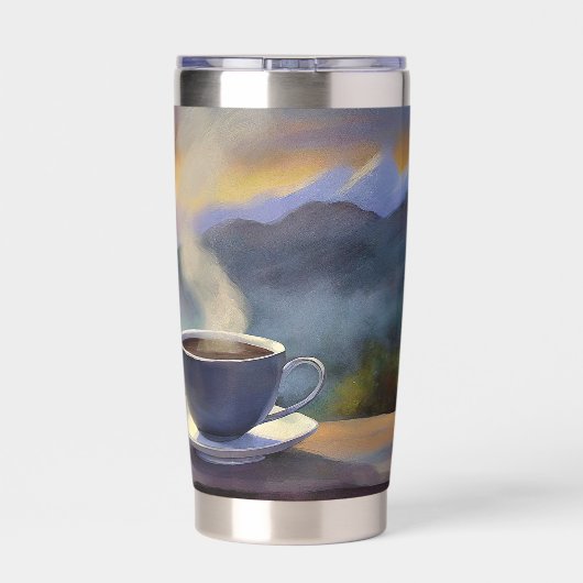 Gourde Isotherme Café du matin Haiku (Couvercle)