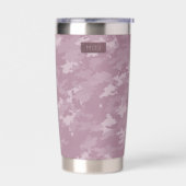 Gourde Isotherme Camouflage rose Dusty Camouflage Tumbler Isolé (Gauche)