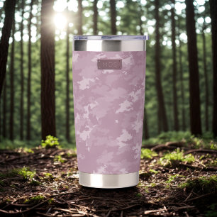 Gourde Isotherme Camouflage rose Dusty Camouflage Tumbler Isolé