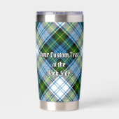 Gourde Isotherme Campbell Crest au-dessus de Tartan (Couvercle)