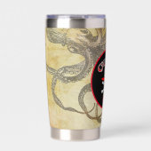 Gourde Isotherme Capitaine pirate personnalisée (Extérieur)