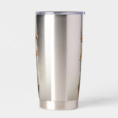 Gourde Isotherme Cerf mâle funky Abstrait (Gauche)