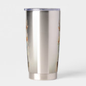 Gourde Isotherme Cerf mâle funky Abstrait (Gauche)