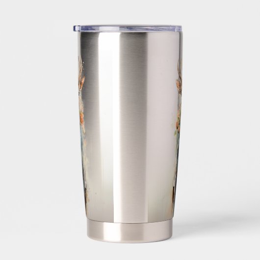 Gourde Isotherme Cerf mâle funky Abstrait (Gauche)