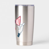 Gourde Isotherme Chat dans le Casquette | Cravate de la boîte de te (Couvercle)