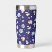 Gourde Isotherme Chat Dans Le Casquette | Le Motif du poisson (Couvercle)