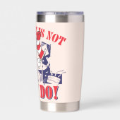 Gourde Isotherme Chat dans le Casquette | Mais Je Ne Peux Pas Faire (Couvercle)