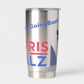 Gourde Isotherme Chat Ladies for Harris Walz - Nous ne reviendrons  (Gauche)