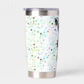 Gourde Isotherme Chat Paisley personnalisé et papillon Coffee Mug (Gauche)