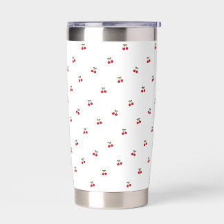 Gourde Isotherme Cherry Bliss Stainless Steel Travel Tumbler