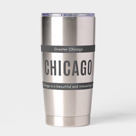 Gourde Isotherme Chicago (Couvercle)