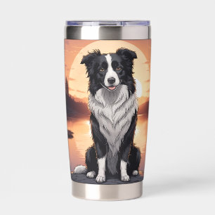 Gourde Isotherme Chien Border Collie