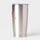 Gourde Isotherme Chiot amoureux (Gauche)