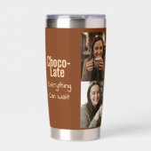 Gourde Isotherme Choco-Late Everything Can Wait 4 Photo  (Extérieur)
