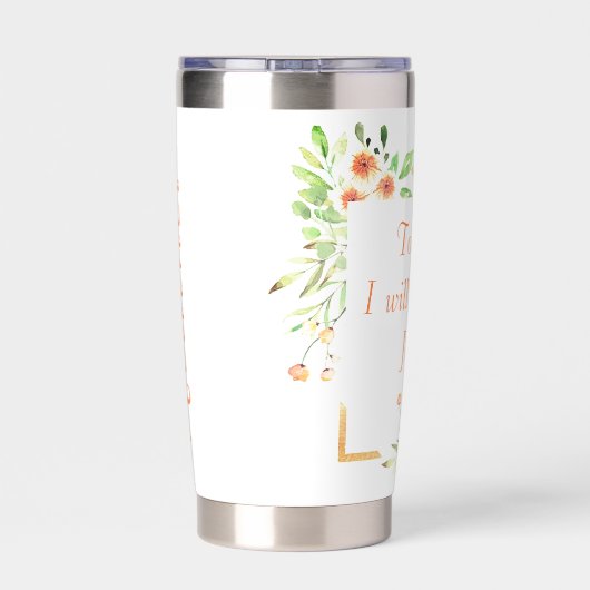 Gourde Isotherme Choisissez Joy Mug personnalisé (Couvercle)