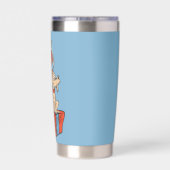 Gourde Isotherme Cindy Lou Who and Max on a Present (Couvercle)