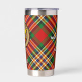 Gourde Isotherme Clan MacGill Crest sur Tartan (Gauche)