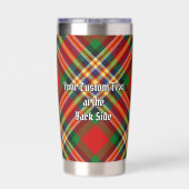 Gourde Isotherme Clan MacGill Crest sur Tartan (Couvercle)