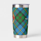 Gourde Isotherme Clan MacLeod Crest sur la chasse Tartan (Gauche)