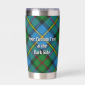 Gourde Isotherme Clan MacLeod Crest sur la chasse Tartan (Couvercle)