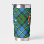 Gourde Isotherme Clan MacLeod Crest sur la chasse Tartan (Gauche)