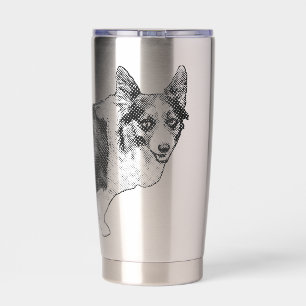 Gourde Isotherme Clin d'œil de vacances Corgi Prism