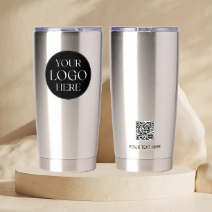 Gourde Isotherme Code QR personnalisé avec le logo de l'entreprise