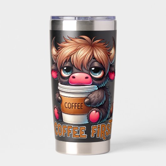 Gourde Isotherme Coffee First  (Couvercle)