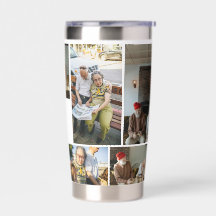 Collage de photos de famille personnalisé 'Nous vo