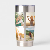 Gourde Isotherme Collage photo Best Dad Ever 4 (Couvercle)